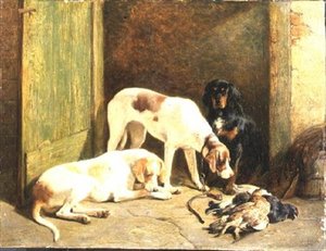 Pointer e un Gordon Setter da John Sargent Noble