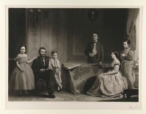 Grant e la sua famiglia da John Sartain