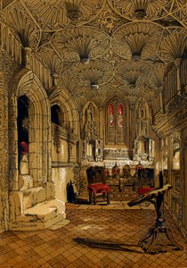 Cappella Chantry, Adiacente alla Cappella Beauchamp, Warwick da John Scandrett Harford