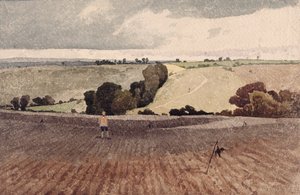 Un campo arato, c.1808 da John Sell Cotman