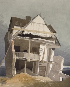 Una casa in rovina, XIX secolo da John Sell Cotman