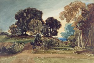 Un parco boscoso da John Sell Cotman