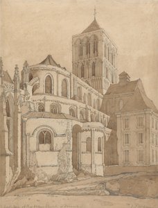 Chiesa abbaziale di Fecamp, Normandia da John Sell Cotman