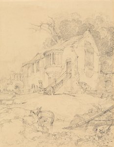 Priorato di Castle Acre, Norfolk da John Sell Cotman