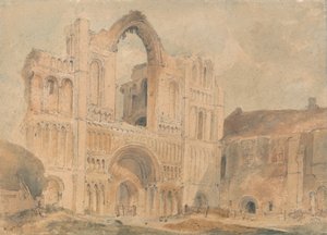 Priorato di Castle Acre, Norfolk, facciata ovest da John Sell Cotman