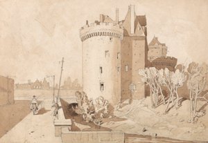 Castello di Alençon da John Sell Cotman