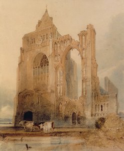 Abbazia di Croyland, Crowland da John Sell Cotman