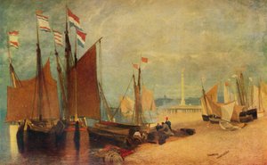 Barche olandesi al largo di Yarmouth, premi durante la guerra da John Sell Cotman