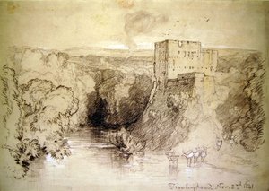 Framlingham: il castello e il fiume da John Sell Cotman