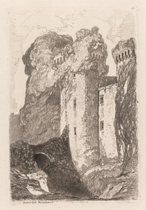 Liber Studiorium: Castello di Ragland, Monmouthshire, 1838