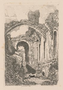 Liber Studiorum: Tavola 33, Castello di Conway, N. Galles
