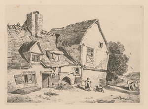 Liber Studiorum: Tavola 38, Vista a Deptford, 1838 da John Sell Cotman