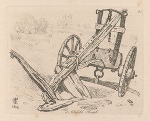 Liber Studiorum: Tavola 43, Un Aratro del Norfolk da John Sell Cotman