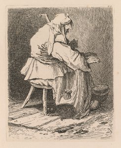 Liber Studiorum: Tavola 44, Schizzo dopo Rembrandt da John Sell Cotman