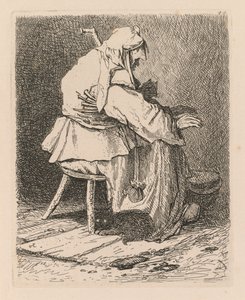 Liber Studiorum: Tavola 44, Schizzo dopo Rembrandt da John Sell Cotman