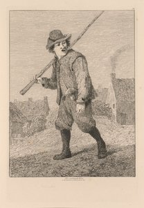 Liber Studiorum: Tavola 46, Schizzo dopo Teniers da John Sell Cotman