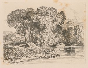 Liber Studiorum: Tavola 4, Veduta sul Yare, Norfolk da John Sell Cotman