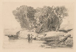 Liber Studiorum: Tavola 7, Postwick Grove, Norfolk da John Sell Cotman