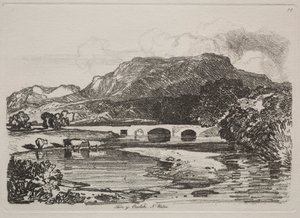 Liber Studiorum: Tan y Beolch, Galles del Nord, 1838 da John Sell Cotman