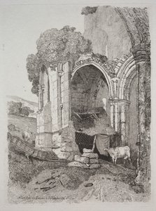 Abbazia di Rievaulx, Yorkshire da John Sell Cotman