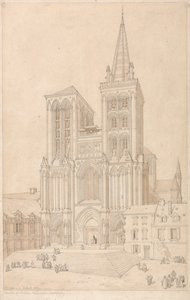 San Pietro a Lisieux, Normandia: Fronte ovest da John Sell Cotman