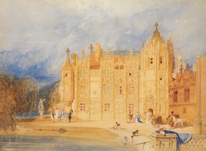 La casa abbaziale, Abbazia di St. Ouen, Rouen, 1824-31 da John Sell Cotman