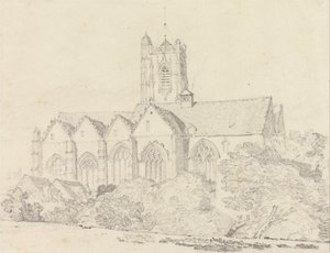 La chiesa di San Giovanni, Peronne (Somme) da John Sell Cotman