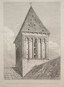 Torre della Chiesa di Haute Allemagne vicino a Caen da John Sell Cotman