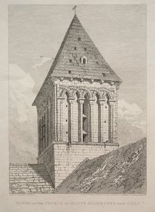 Torre della Chiesa di Haute Allemagne vicino a Caen da John Sell Cotman