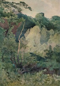 Alberi vicino al fiume Greta, XIX secolo da John Sell Cotman