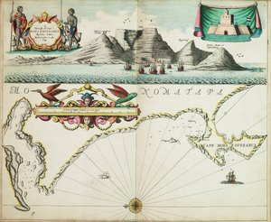Una carta della Guinea che descrive la costa dal Capo Verde al Capo di Buona Speranza da John Seller