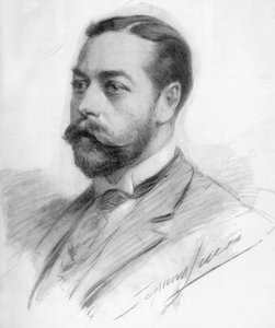George Frederick Ernest Albert Re Giorgio V, 1910 da John Seymour Lucas
