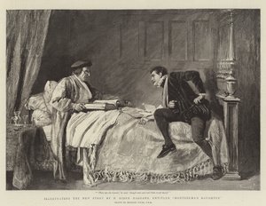 Illustrazione della nuova storia di H. Rider Haggard, intitolata La figlia di Montezuma