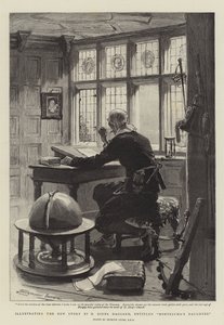 Illustrazione della nuova storia di H Rider Haggard, intitolata La figlia di Montezuma da John Seymour Lucas