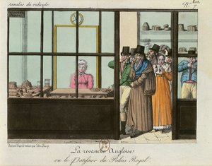 La Vendetta Inglese o, La Pasticceria al Palais Royal, c.1815 da John Sharp