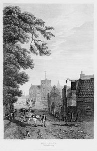 Highgate, Londra, 1814 da John Shury