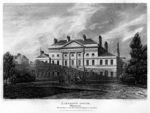 Lansdowne House, Westminster, Londra, 1815 da John Shury