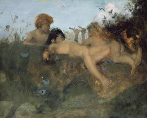 Un idillio estivo, 1878-79 da John Singer Sargent
