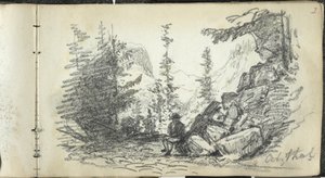 Paesaggio alpino, Oetzthal, Austria da John Singer Sargent