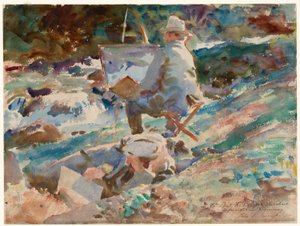 Un artista al suo cavalletto