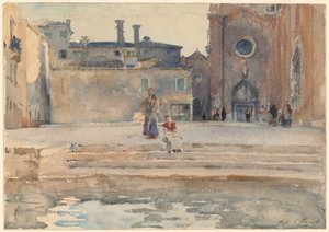 Campo dei Frari, Venezia da John Singer Sargent