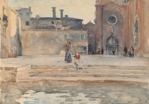 Campo dei Frari, Venezia, c. 1880 da John Singer Sargent
