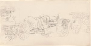 Rimorchiatori di cannoni, Francia da John Singer Sargent