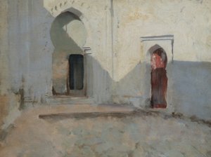 Cortile, Tetuan, Marocco, 1879-80 da John Singer Sargent