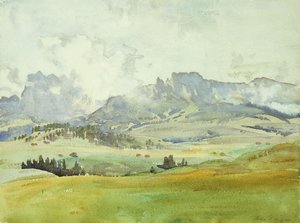 Nelle Dolomiti da John Singer Sargent