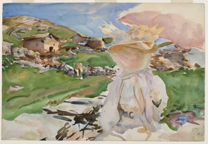 Nel Passo del Sempione, 1909 da John Singer Sargent