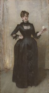 Signora con la rosa (Charlotte Louise Burckhardt), 1882 da John Singer Sargent