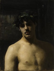 Uomo con alloro, 1874-80 da John Singer Sargent