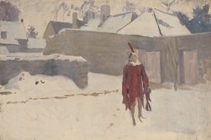 Omini di neve nella neve da John Singer Sargent