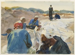 Riparare una vela da John Singer Sargent